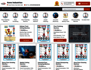 aoneindustries.co.in screenshot