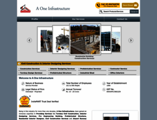 aoneinfrastructure.com screenshot