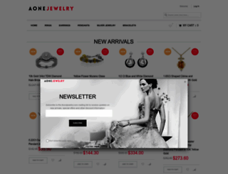 aonejewelry.com screenshot