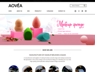 aoveacosmetics.com screenshot