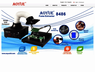 aoyue3d.com screenshot