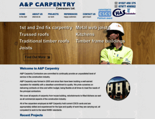 ap-carpentry.co.uk screenshot