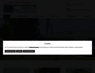 ap-druckluftservice.de screenshot