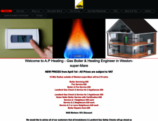 ap-heating.co.uk screenshot