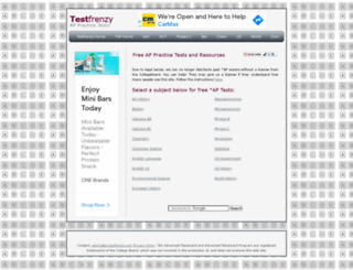 ap.testfrenzy.com screenshot
