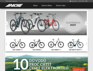 apache-bike.cz screenshot