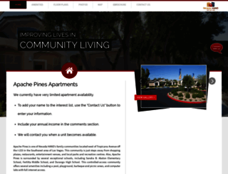 apachepines.nevadahand.org screenshot