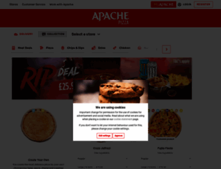 apachepizza.co.uk screenshot