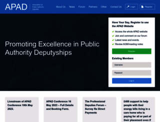 apad.org.uk screenshot