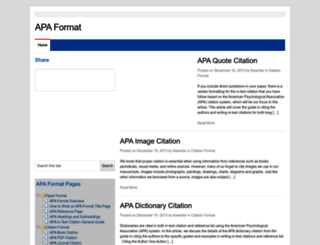apaformat.org screenshot
