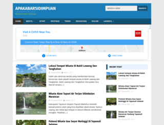 apakabarsidimpuan.com screenshot