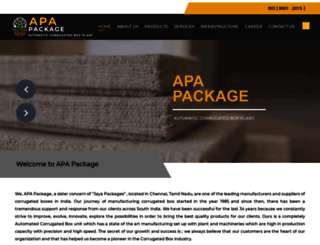 apapackage.com screenshot