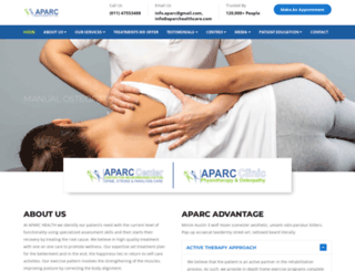 aparchealthcare.com screenshot