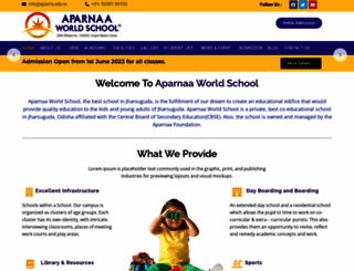 aparna.edu.in screenshot