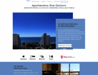 apartamentosdongustavo.com screenshot