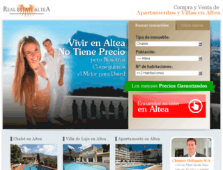 apartamentosenaltea.real-estate-altea.com screenshot