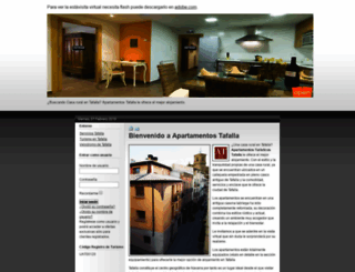 apartamentostafalla.com screenshot