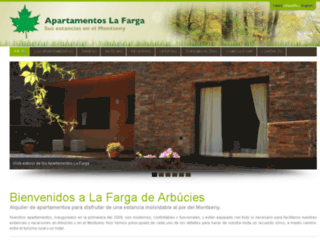 apartamentslafarga.com screenshot