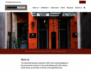 apartheidmuseum.org screenshot