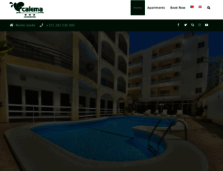 aparthotelcalema.com screenshot