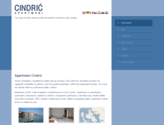 apartmani-cindric.com screenshot