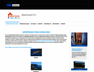 apartmani-crnagora.net screenshot