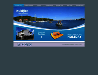apartmani-kukljica.com screenshot