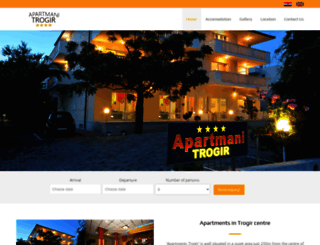 apartmani-trogir.com screenshot