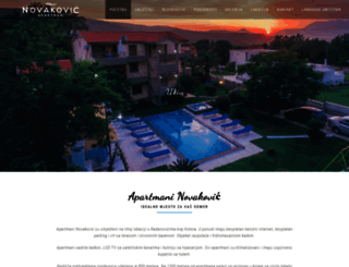 apartmaninovakovic.com screenshot