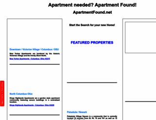 apartmentfound.net screenshot