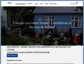 apartmenthouse.is screenshot