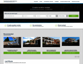 apartmentincroatia.com screenshot