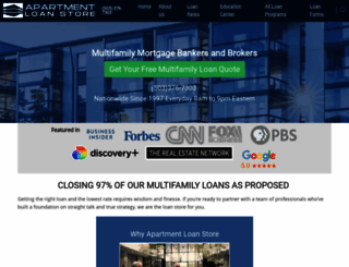 apartmentloanstore.com screenshot
