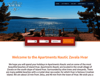 apartments-hvar.com screenshot
