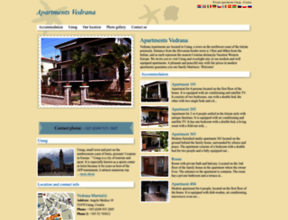 apartments-vedrana.com screenshot