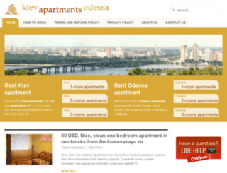 apartments.kiev-odessa.com screenshot