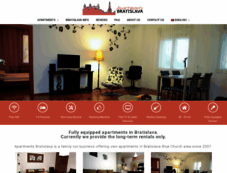 apartmentsbratislava.com screenshot