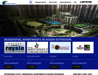 apartmentsnoida.com screenshot