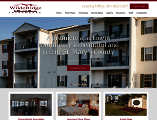 apartmentsofwilderidge.com screenshot