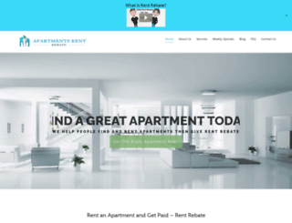 apartmentsrentrebate.com screenshot