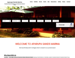 aparupa-sands-marina-havelock-island.wchotels.com screenshot