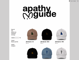 apathyguide.storenvy.com screenshot