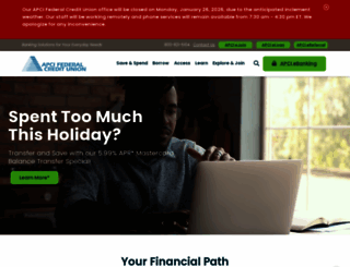 apcifcu.com screenshot