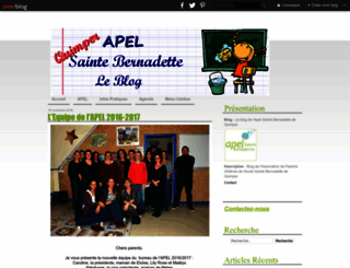 apel-stebernadette.over-blog.com screenshot