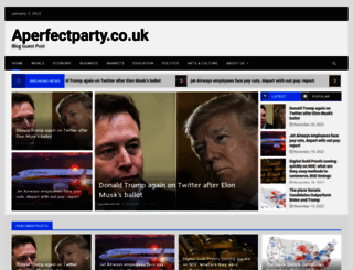aperfectparty.co.uk screenshot