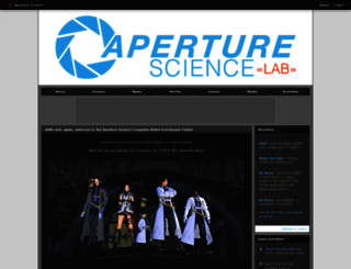 aperturescience.shivtr.com screenshot