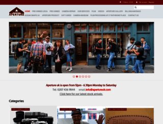 apertureuk.com screenshot