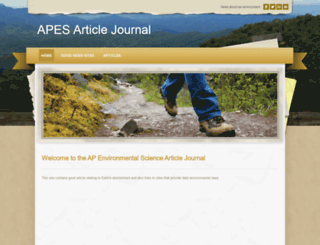 apes-journal.weebly.com screenshot