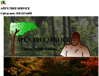 apestreeservice.ca screenshot