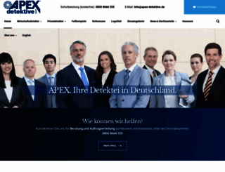 apex-detektive.de screenshot